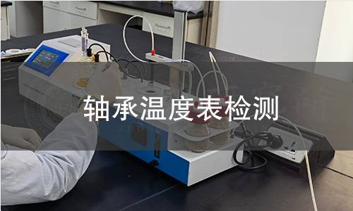 轴承温度表检测