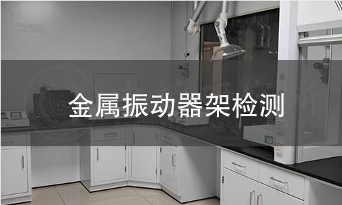 金属振动器架检测