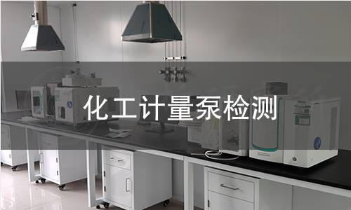 化工计量泵检测