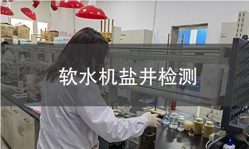 软水机盐井检测