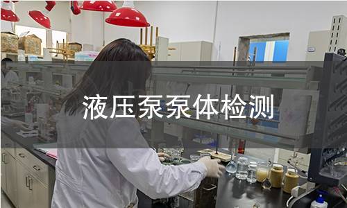 液压泵泵体检测