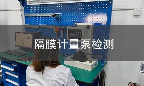 隔膜计量泵检测