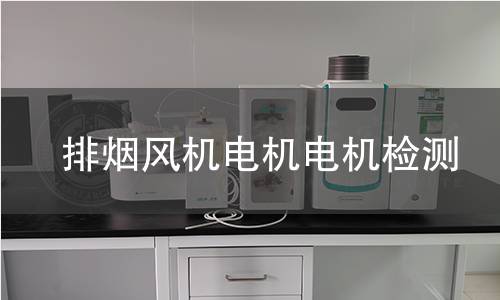 排烟风机电机电机检测