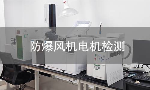 防爆风机电机检测