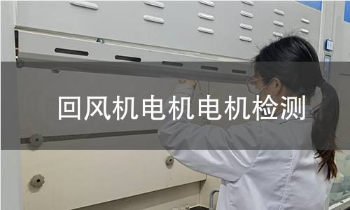 回风机电机电机检测